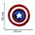 Aplique Gliter Vingadores Capitão América - 06x05 - Ref.331004 - 6 unidades - Piffer - Rizzo - Imagem 2