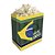 Saco para Pipoca de Papel - Brasil Copa do Mundo - 21x15x10cm - 10 unidades - Cromus - Imagem 2