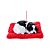 Cachorrinho Decorativo Border Collie Deitado - Preto/Branco - 1 unidade - Cromus - Rizzo Balões - Imagem 1