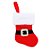 Meia Natalina Decorativa - Cinta Papai Noel - 14,5 cm - Cromus Natal - 1 unidade - Rizzo Balões - Imagem 1