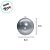 Bola de Acrílico - Transparente - 8cm - 10 unidades - Rizzo - Imagem 2