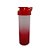 Garrafa Ice Degradê - Vermelho Fosco- Tampa Vermelho - 1 unidade - Rizzo - Imagem 1