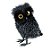 Coruja Brilhante - 16,5 x 21 x 14,5 cm - Halloween - 1 unidade - Cromus - Rizzo - Imagem 1