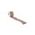 Fita Decorativa 6,3cm x 9,14m - Faixa Seda Rosa - 1 unidade - Rizzo Balões - Imagem 1