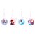 Kit Bolas Decorativas Frozen Disney - 7 cm DIâmetro Ø - 4 unidades - Cromus - Rizzo - Imagem 1