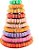 Torre Para 237 Macarons (10 Pisos) Cristal San Felipo Rizzo - Imagem 1