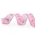 Fita de Juta Rena de Natal Rosa e Branco - 3,8cm x 914 - 1 unidade - Cromus - Rizzo - Imagem 1