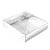 Caixa 9 Doces com Berço Tampa Transparente Nº 6 (11,5cm x 11,5cm x 3cm) Prata 10 unidades Assk Rizzo Embalagens - Imagem 1