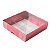 Caixa 9 Doces com Berço Tampa Transparente Nº 6 (11,5cm x 11,5cm x 3cm) Vermelha 10 unidades Assk Rizzo Embalagens - Imagem 1
