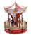 Cenário com Movimento de Carrossel Natalino - 28 Centímetros - Cromus Natal - 1 unidade - Rizzo - Imagem 1