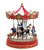 Cenário com Movimento de Carrossel Natalino - 23,5 Centímetros - Cromus Natal - 1 unidade - Rizzo - Imagem 1