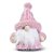 Enfeite Kringel Rosa - 25cm - 1 unidade - Cromus - Rizzo Balões - Imagem 1