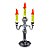 Candelabro Verde Noite do Terror - Festa Halloween - 1 unidade - Cromus - Rizzo - Imagem 1