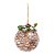 Bolas de Natal - Bege Rústico - 8 cm - 6 unidades - Cromus - Rizzo - Imagem 1