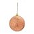 Bolas de Natal - Rose Gold - 8 cm - 6 unidades - Cromus - Rizzo - Imagem 1