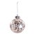 Bolas de Natal Transparente - Paete Chá - 10 cm - 4 unidades - Cromus - Rizzo - Imagem 1