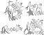 Plaquinhas para Fotos Ano Novo - Agora vai, Feliz Ano Novo, Receba, 365 Novas Chances - 4 unidades - Regina - Rizzo - Imagem 1