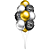 Balão de Látex Ano Novo - Balão Feliz Ano Novo Prata, Preto e Dourado - 10 unidades - Regina - Rizzo - Imagem 1