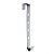 Suporte de Guirlanda Estrela Prata - 30cm - 1 unidade - Cromus  - Rizzo - Imagem 1
