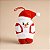 Enfeite de Boneco de Neve para Pendurar - Cromus Natal - 1 unidade - Rizzo - Imagem 1