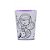 Copo para Colorir Color Cup Sereia - Lilás - 10cm - 1 unidade - Rizzo - Imagem 1