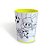 Copo para Colorir Color Cup Futebol - Amarelo - 10cm - 1 unidade - Rizzo - Imagem 1