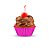 Forminha para Mini Cupcake - Pink - 45 unidades - Plac - Rizzo - Imagem 1