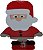 Display Decorativo de Natal - Papai Noel - 25 Centímetros - 1 unidade - Top Line - Rizzo - Imagem 1