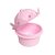Pote Porta Mix Coroa Rosa - 220ml - 1 unidade - Plasútil  - Rizzo - Imagem 1