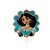 Vela Princesa - Jasmine - 1 unidade - Rizzo - Imagem 1