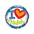 Balão de Festa Microfoil 18" 46cm - I Love Daddy  - 1 unidade - Qualatex - Rizzo - Imagem 1