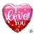 Balão de Festa Microfoil 18" 46cm - Coração I Love You Bolinhas Douradas - 1 unidade - Qualatex - Rizzo - Imagem 2