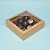 Caixa com Tampa Transparente Nº 6 (13cm x 13cm x 4cm) Kraft - 10 unidades - Assk - Rizzo - Imagem 1