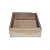 Caixa com Tampa Transparente Nº 6 (13cm x 13cm x 4cm) Kraft 10 unidades Assk Rizzo Embalagens - Imagem 1