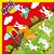 Saco Express 24x24cm para Ovos de 100g a 150g - Recreio Vermelho - 5 unidades - Cromus - Rizzo - Imagem 1