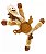Pelúcia Bala no Alvo 30cm C/Som - Toy Story - 1 unidade - Disney Original - Rizzo - Imagem 3