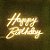Painel Led Neon - Happy Birthday - 1 unidade - Rizzo - Imagem 1