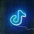 Painel Led Neon -TikTok - 1 unidade - Rizzo - Imagem 1