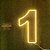 Painel Led Neon - Nº 1 - 1 unidade - Rizzo - Imagem 1