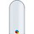 Balão de Festa Canudo - Diamond Clear (Diamante Transparente) - 350" - Qualatex - Rizzo - Imagem 1