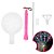 Kit Bubble Rosa com Led Colorido - 18'' - 1 unidade - Rizzo - Imagem 1