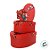 Kit Caixa Papel Rígido Coração Vermelho com Laço - 3 unidades - Rizzo - Imagem 3