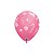Balão de Festa Látex Liso Decorado - Doces e Confetes Azul/Lilás/Rose - 11" 28cm - 50 unidades - Qualatex Outlet - Rizzo - Imagem 3