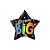 Balão de Festa Microfoil 20" 51cm - Estrela Dream Big (Sonhe Alto) - 1 unidade - Qualatex Outlet - Rizzo - Imagem 1
