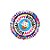 Balão de Festa Microfoil 18" 46cm - Redondo Birthday Cupcake (Aniversário Cupcake) - 1 unidade - Qualatex Outlet - Rizzo - Imagem 1