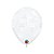 Balão de Festa Látex Liso Decorado - Happy Birthday Transparente - 11" 28cm - 50 unidades - Qualatex Outlet - Rizzo - Imagem 1