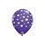 Balão de Festa Látex Liso Decorado - Corações Violeta/Rosa/Rosa Claro - 11" 28cm - 50 unidades - Qualatex Outlet - Rizzo - Imagem 2