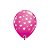 Balão de Festa Látex Liso Decorado - Corações Violeta/Rosa/Rosa Claro - 11" 28cm - 50 unidades - Qualatex Outlet - Rizzo - Imagem 4