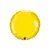 Balão de Festa Microfoil 18" 46cm - Redondo Amarelo Metalizado - 1 unidade - Qualatex Outlet - Rizzo - Imagem 1