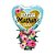 Balão de Festa Microfoil 38" 97cm - Happy Mother's Day Coração de Flores - 1 unidade - Qualatex Outlet - Rizzo - Imagem 1